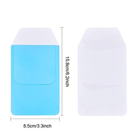 WANDIC Pocket Protector, 32 Pcs Assorted Colors Dedicated Pen Bag School Hospital Office Supplies for Pen Leaks, 8 Colors