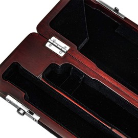Paititi Mahogany Wood C foot Flute Hard Case French Style High Quliaty 16 Hole Flute Case