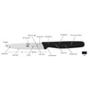 ICEL 4 Inch Paring Knife, Straight Edge, High Carbon German