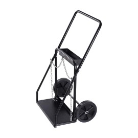 Dual Welding Cylinder Cart 440LBS Static Weight Capacity 10-Inch Solid Wheels for Oxygen Acetylene Tank Welding EquipmentLoad Capacity: 440 lbs, Top Dimensions: No Top
