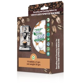 EVERLYGREEN Coffee Machine Cleaning Tablets – Universal Descaler for Keurig, Breville, Nespresso – Organic, Chlorine-Free – 10 Pack
