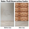 HOMMDECO 3D Brick Wall Panel 10PCS Wall Panels Peel and