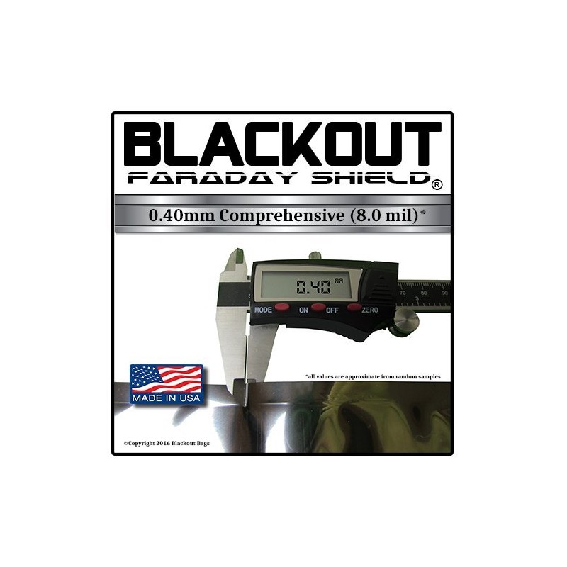 Faraday Cage EMP BLACKOUT Bags Premium Ultra Thick 12pc Prepping