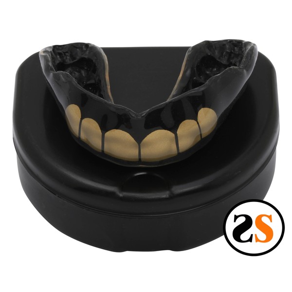 SportingSmiles Custom Gold Grill Mouth Guard