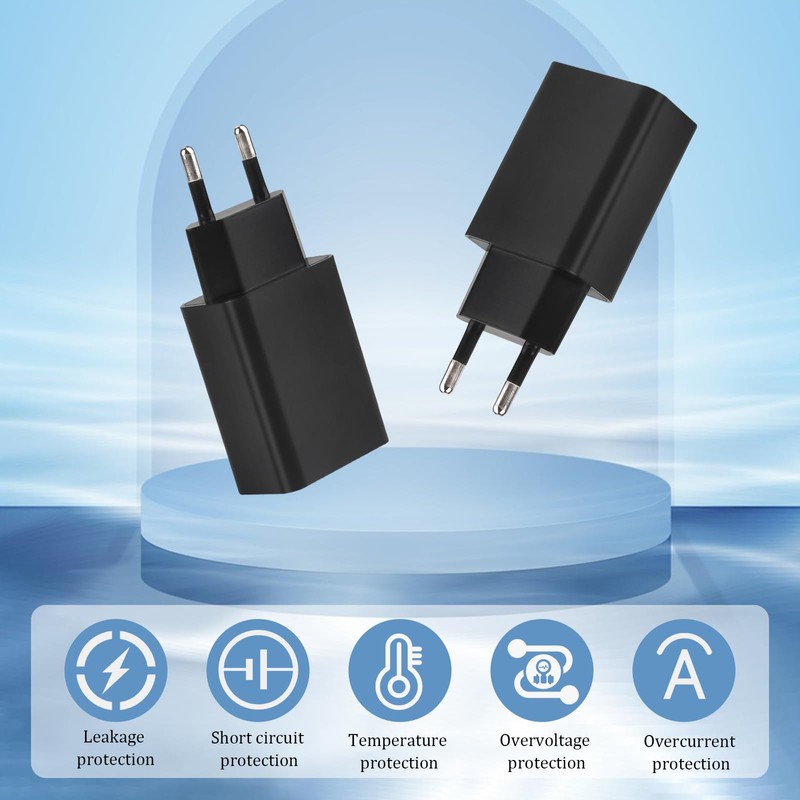 CYIOU 5 W USB Charger 5 Pack USB Plug 5