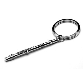 Flute Keyring With Gift Pouch