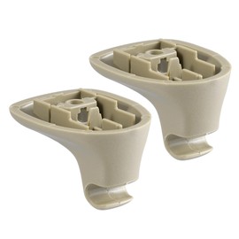 MACHSWON 2pcs for Chrysler 200 2011-2015 Beige Car Plastic Sun Visor Hook Clip Bracket Retainer 1GW25DW1AA for Dodge Avenger 2008-2014 for Chrysler Sebring 2007-2010