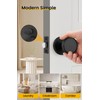 goldenwarm 1 Pack Black Interior Door Knobs, Zinc-Alloy Heavy Duty
