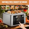 WUNLY 4 Slice Toaster, Touchscreen & Dual Independent Control Panel，5