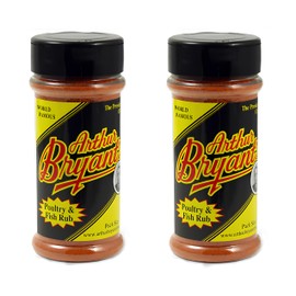 Arthur Bryant's Poultry and Fish Rub (6 oz) – Dry Rub Seasoning for Poultry, Fish Chicken, Turkey & More – Dry Rubs for Smoking and Grilling (2-Pack)