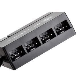 SilverStone Technology SilverStone 8-Port PWM Fan Hub/Splitter for 4-Pin & 3-Pin fans* in Black SST-CPF04-USA (NEWEST VERSION)
