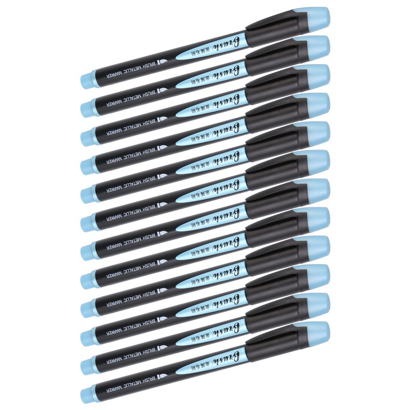 12pcs Soft Head Marker Pen DIY Dry Fast Acrylic Paint