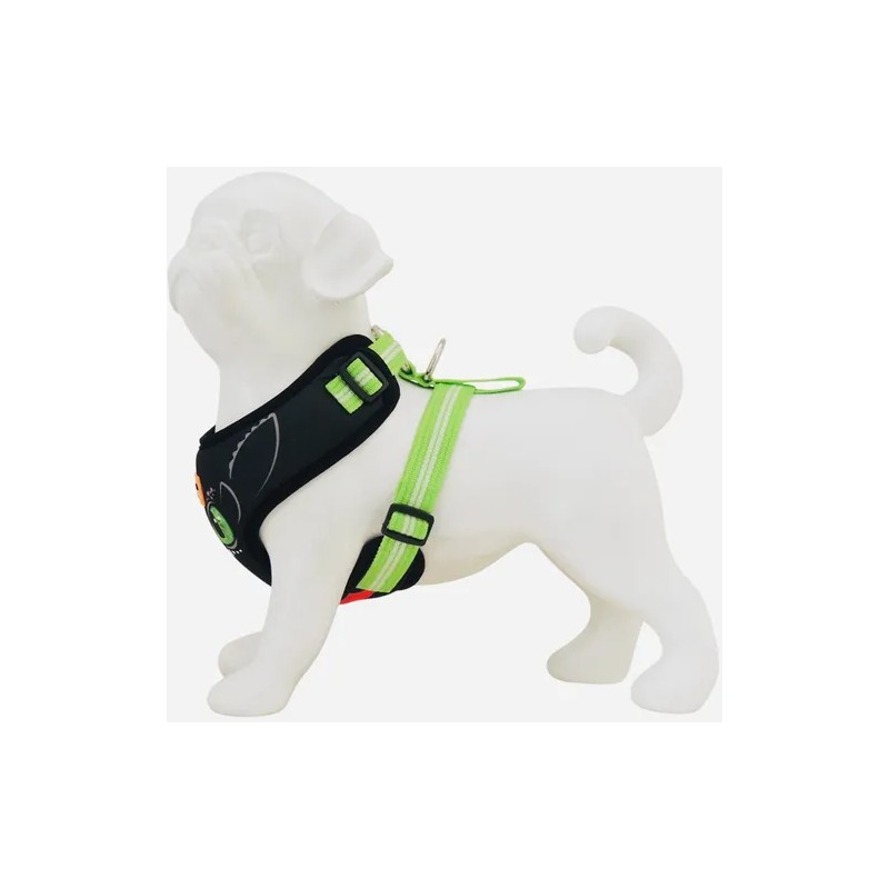 Arnés Pechera Ajustable Antitirones Para Perro Chico Mediano Chimuelo 5