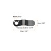 uxcell Frame Turn Button, 9/10" Metal Bow Shape with Screws