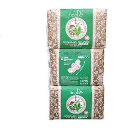 TianDe TianDe 61912 6-Ply Sanitary Towels "Jade Freshness" Herbal Based, For Day, Economy Pack - 3 x 10 Pieces, Women's Health, Sanitary Towels Provide Comfort and Protection on Special Days