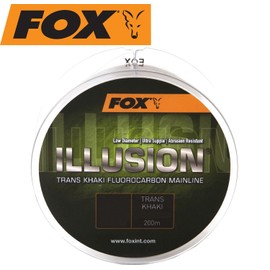 Fox Illusion Trans Khaki Fluorocarbon Mainline 19Ib