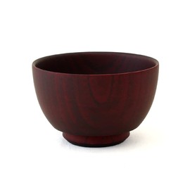 Kishu Lacquerware WG-457503 Kakuda Seibei Shoten Soup Bowl Grip Ball M Size Nano Coat, Dishwasher Safe, Brown