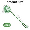 Yuiturt 3PCS Fish Tank Net, Aquarium Fishing Net 25.5CM Plastic