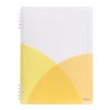Plus FC-820PR 97-084 Pasty Loose Leaf Binder, Ring Type, Lemon