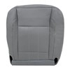 FZJDSD Gray Driver & Passenger Side Bottom Leather Replacement Seat