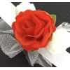 (Mikishin) 50 Pcs Artificial Roses 3cm Bouquet Rose Rose Wedding
