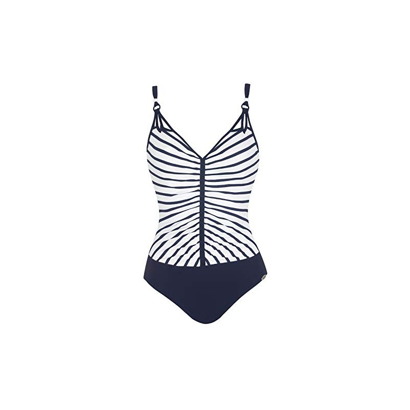 Sunflair Women's Badeanzug Basic Swimsuits, Blue (Nachtblau), 14 (Size:44B)