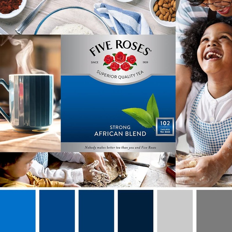 Five Roses Tea - African Blend Strong Tea Bags (Pack