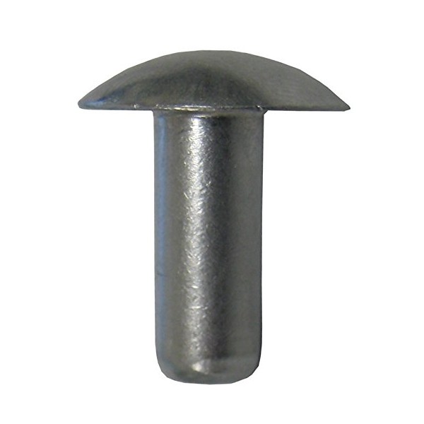 AN455-A5-6 - (5/32" Diameter X 3/8" Length) Solid 1100F Aluminum