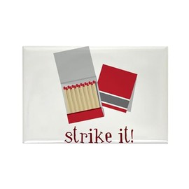 CafePress Strike Matches Magnets Rectangle Magnet, 2"x3" Refrigerator Magnet (10 pack)