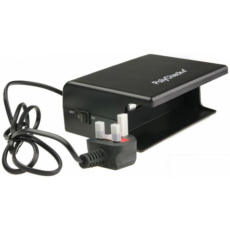 PolyCheck 4W UV Note Checker with 2 Spare DuraBulb Bulbs