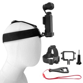 Pocket 3 Head Strap Mount, Hat headband Mount Compatible with DJI Osmo Pocket 3 Creator Combo