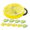 IWOWHERO 10pcs Cute Lemon Slice Hair Ties Elastic Ponytail Holders