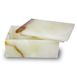 Alpine Marble Memorial Keepsake Box - Extra Small - Holds Up to 16 Cubic Inches of Ashes - Green Cremation Urn for Ashes - Engraving Sold Separately