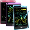 Electight LCD Writing Tablet 8.5 Inch 3 Pack, Colorful Doodle