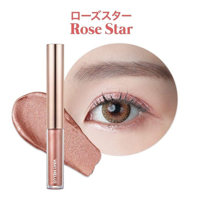 VAVIMELLO TWINKLE GLITTER 02 ROSE STAR EYE SHADOW 0.07 oz
