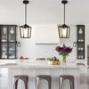 JIAYASHOUS Black Pendant Lights Kitchen Island, 1-Light Light Fixtures, Farmhouse