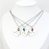 TISDA Heart Bff Necklace for 3,Best Friend Necklaces Set of