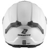 Bogotto FF404 Solid Flip-Up Helmet, White, XS