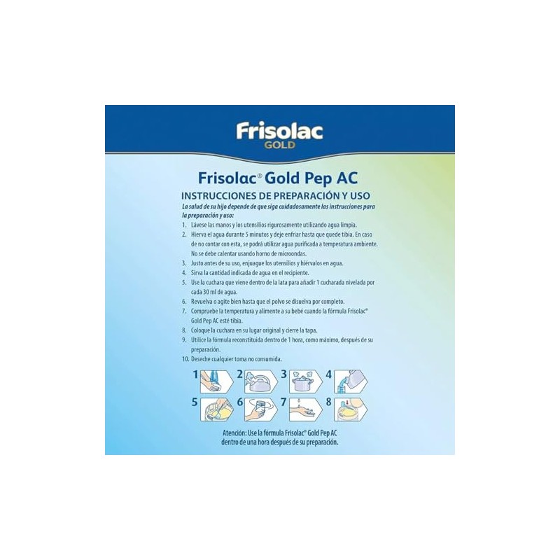 Frisolac Gold Pep AC Pack 800 gr