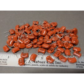 Unbranded .027uf 50V? Capacitors With Short Leads Qty 100 NOS 273M 50S P