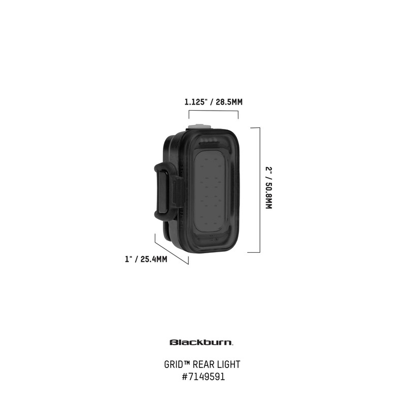BLACKBURN BB GRID REAR LIGHT 23#