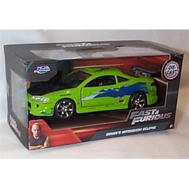 Jada FAST & FURI0US Brians Mitsubishi Eclipse 1995 vehicle 1:32 scale Diecast model