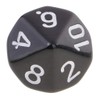 Yourandoll 10pcs Polyhedral Dice D10 Dice 10 Sided Dice for