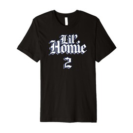 LIL HOMIE 2 Funny Twin Matching Outfits Identical Twin Premium T-Shirt