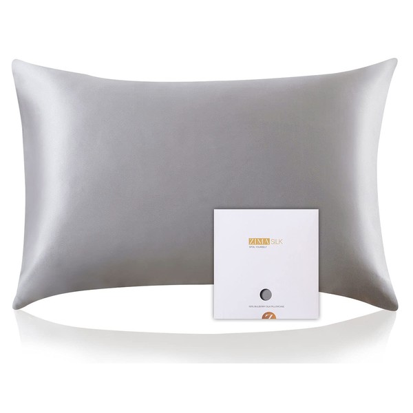 ZIMASILK 100% Mulberry Silk Pillowcase for Hair and Skin Health,