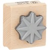 Art Stamps 8 Pointed Star Stamp, Black, Small