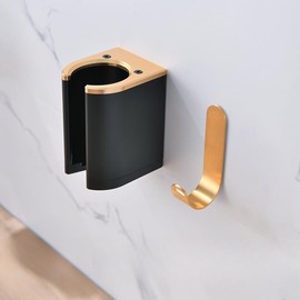 GENCAM Wall Mounted Holder Compatible with Dyson Airstrait Straightener, Metal Organizor Storage Rack Suitable for Airstrait Straightener, Wall Mount Shelf for Airwrap/Corrale Hair