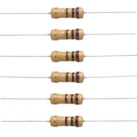 BOJACK 100 Ohm Resistors 1/2 W ±5% Carbon Film Single Resistor (Pack of 200)