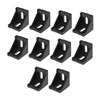 TA-VIGOR 10Pcs 4040 Aluminum Extrusion Inside Corner Bracket Gusset, 90