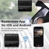 Lescars Autokamera Dashcam: 4K-UHD-Dashcam mit GPS, 1,47″ IPS-Display, G-Sensor, Parkwächter,